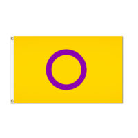 Intersex Pride Flag - Grommets