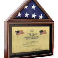Capitol Flag Certificate Display Case – Cherry