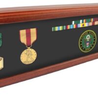 Medal Display Case - Walnut