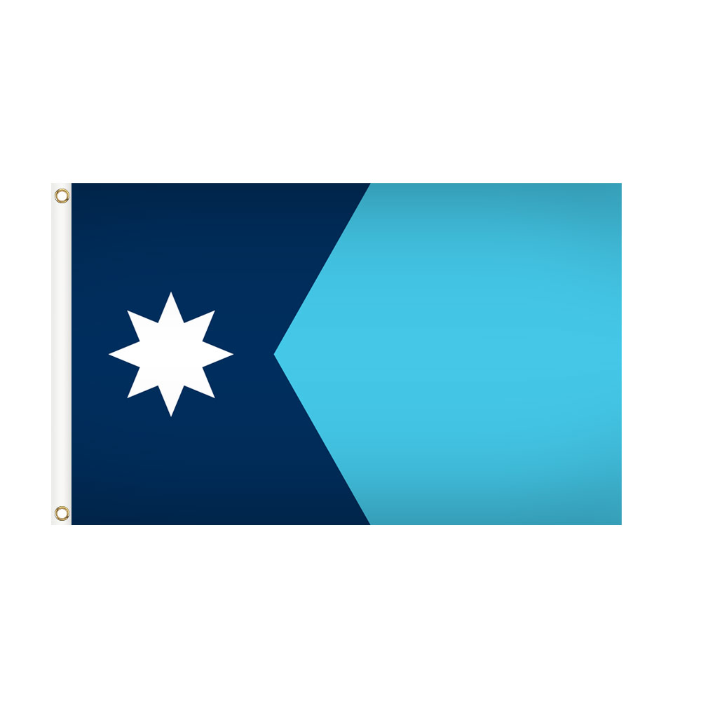 Minnesota Flag - Grommets 2 Minnesota Flag Grommets Finish