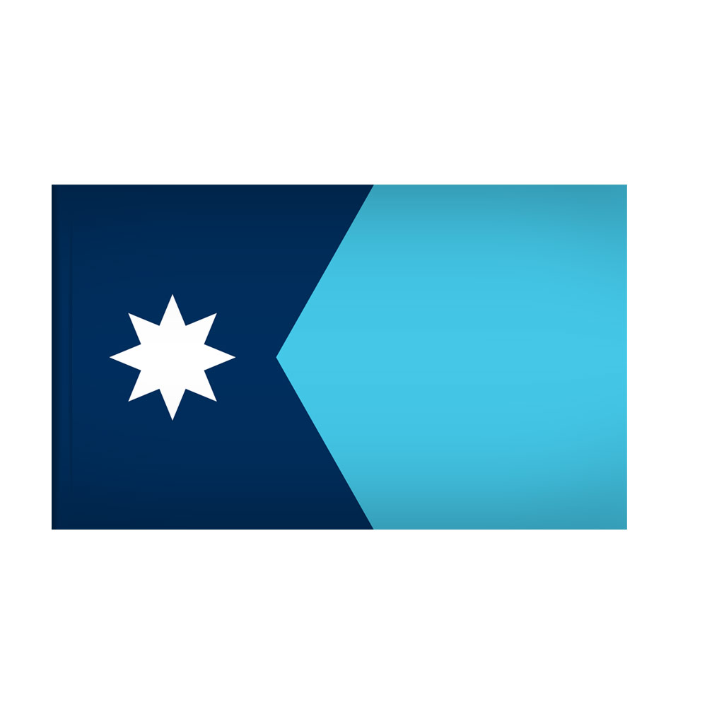 Minnesota Flag - Pole Hem 2 Minnesota Flag Pole Hem Finish