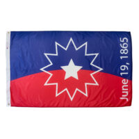 Juneteenth Flag - Grommets