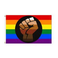 Queer People of Color Flag - Grommets