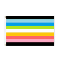 Queer Pride Flag - Grommets