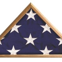 Veteran Flag Case - Vintage Oak