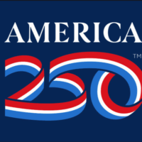 Official America 250™ Blue Flag - Grommets
