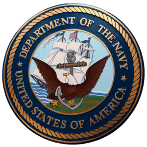 Navy Wall Seal Painted Wood Finish